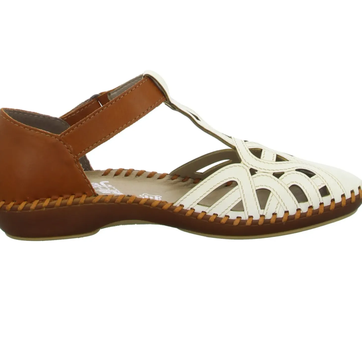 Rieker Slipper/Kletthalbschuh luftdurchlässig (durchbrochenes/geflochtenes Obermaterial)
