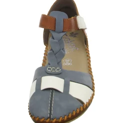 Rieker Slipper/Kletthalbschuh luftdurchlässig (durchbrochenes/geflochtenes Obermaterial)