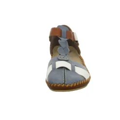 Rieker Slipper/Kletthalbschuh luftdurchlässig (durchbrochenes/geflochtenes Obermaterial)