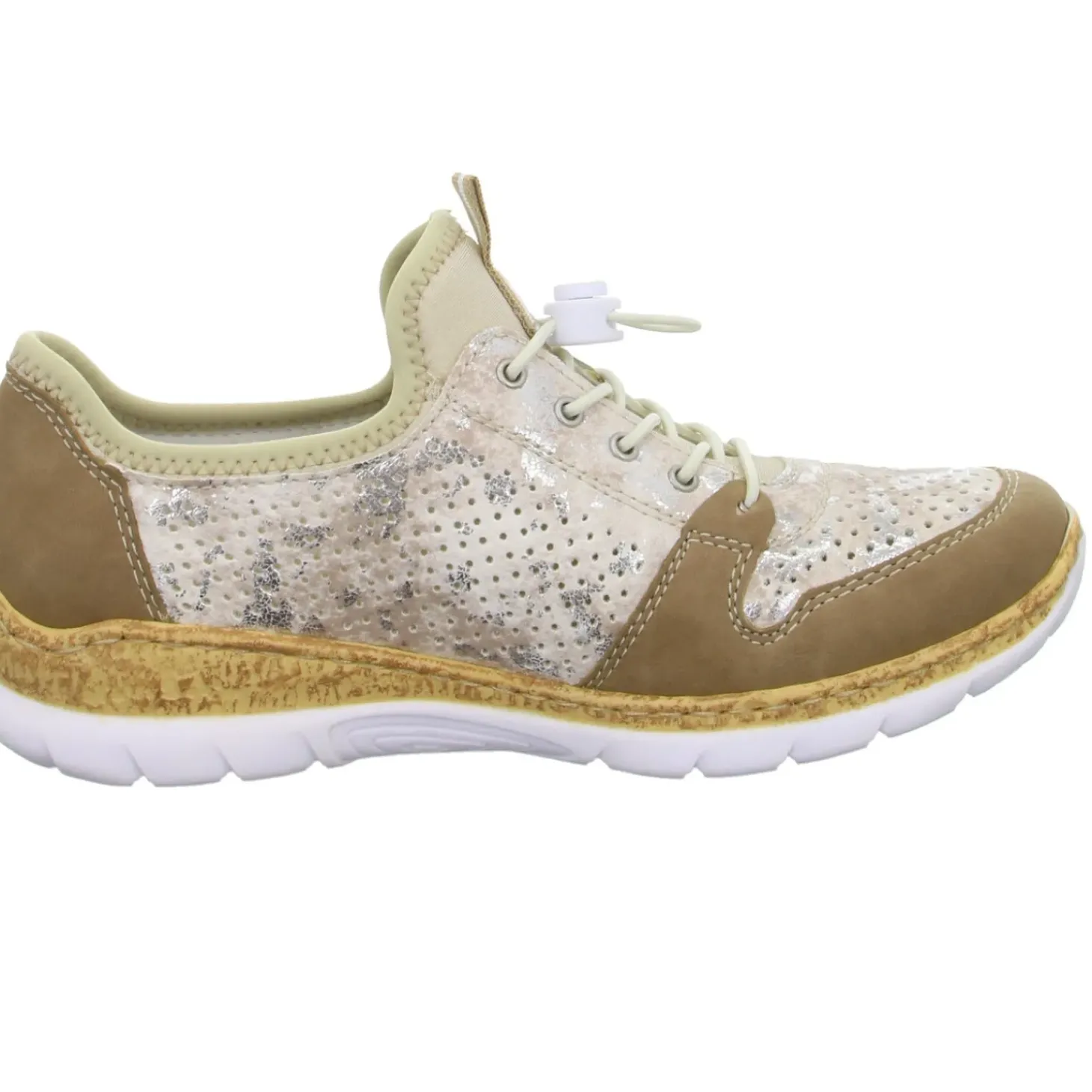 Rieker Slipper/Kletthalbschuh luftdurchlässig (durchbrochenes/geflochtenes Obermaterial)