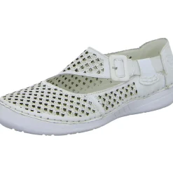 Rieker Slipper/Kletthalbschuh luftdurchlässig (durchbrochenes/geflochtenes Obermaterial)