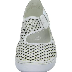Rieker Slipper/Kletthalbschuh luftdurchlässig (durchbrochenes/geflochtenes Obermaterial)