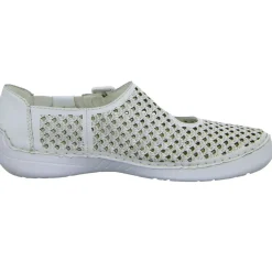 Rieker Slipper/Kletthalbschuh luftdurchlässig (durchbrochenes/geflochtenes Obermaterial)