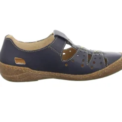 Rieker Slipper/Kletthalbschuh luftdurchlässig (durchbrochenes/geflochtenes Obermaterial)