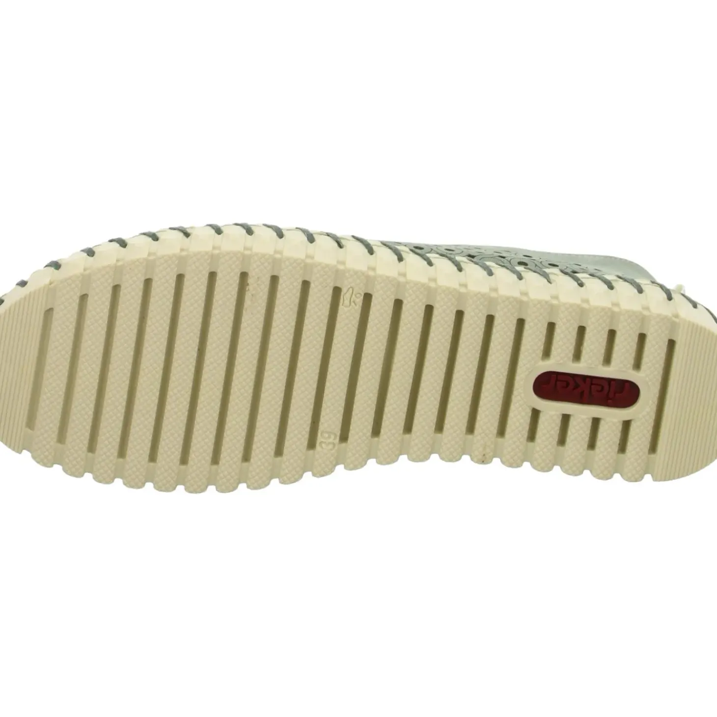 Rieker Slipper/Kletthalbschuh luftdurchlässig (durchbrochenes/geflochtenes Obermaterial)