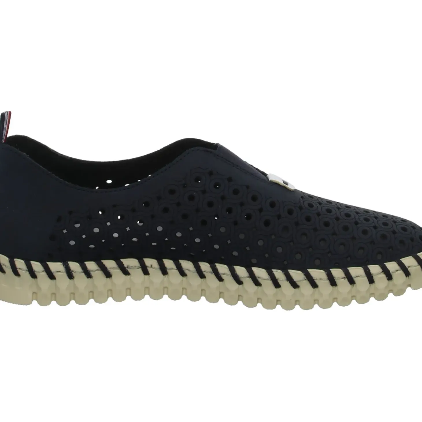Rieker Slipper/Kletthalbschuh luftdurchlässig (durchbrochenes/geflochtenes Obermaterial)
