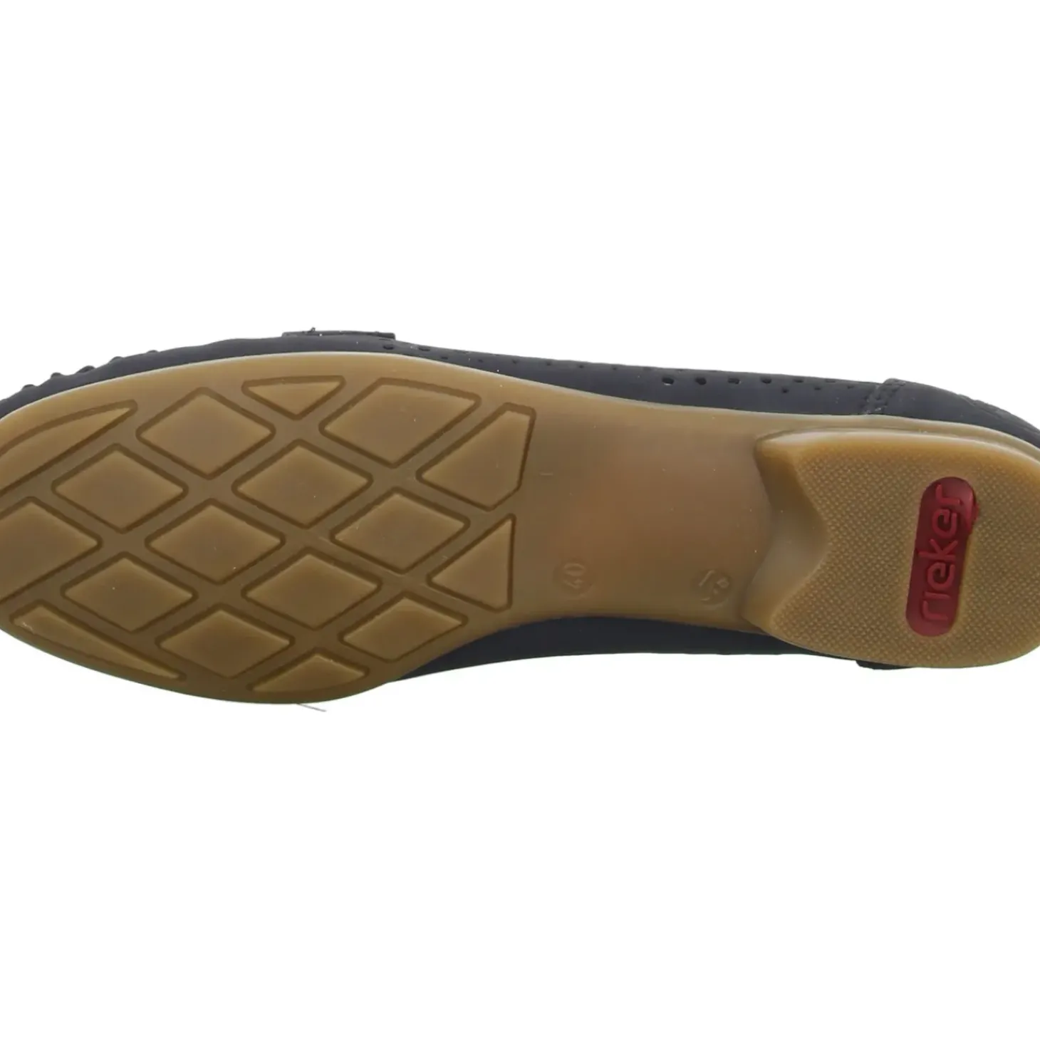 Rieker Slipper/Kletthalbschuh luftdurchlässig (durchbrochenes/geflochtenes Obermaterial)