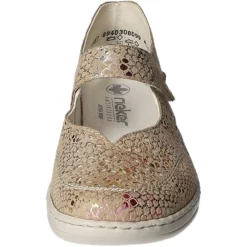Rieker Slipper/Kletthalbschuh luftdurchlässig (durchbrochenes/geflochtenes Obermaterial)