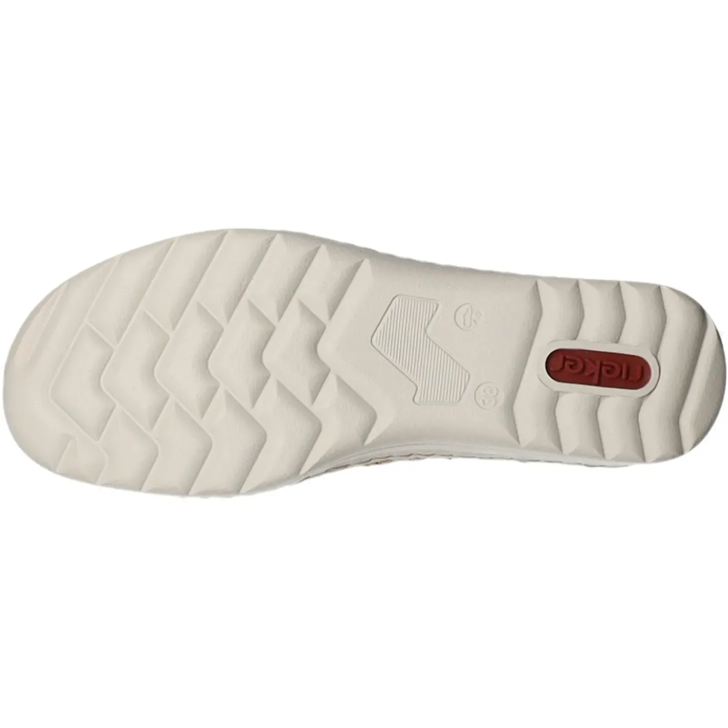 Rieker Slipper/Kletthalbschuh luftdurchlässig (durchbrochenes/geflochtenes Obermaterial)