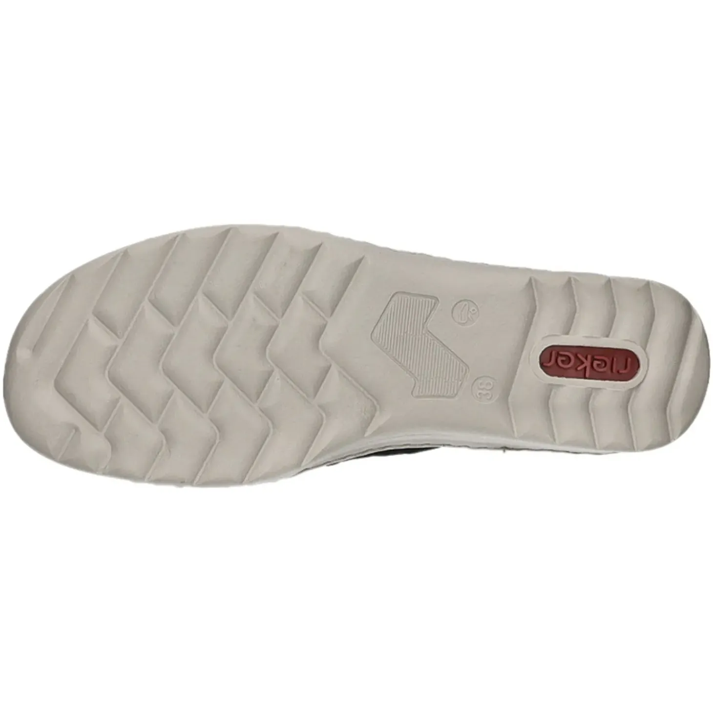Rieker Slipper/Kletthalbschuh luftdurchlässig (durchbrochenes/geflochtenes Obermaterial)