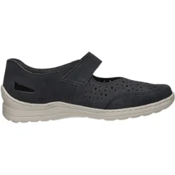 Rieker Slipper/Kletthalbschuh luftdurchlässig (durchbrochenes/geflochtenes Obermaterial)