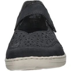 Rieker Slipper/Kletthalbschuh luftdurchlässig (durchbrochenes/geflochtenes Obermaterial)
