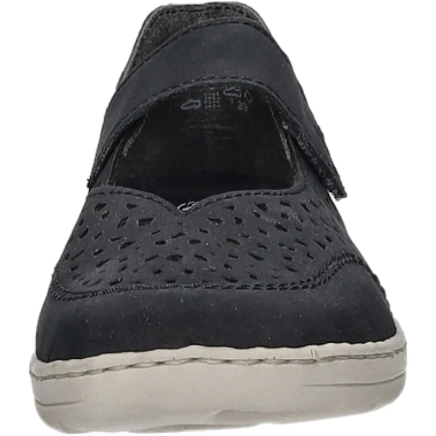 Rieker Slipper/Kletthalbschuh luftdurchlässig (durchbrochenes/geflochtenes Obermaterial)