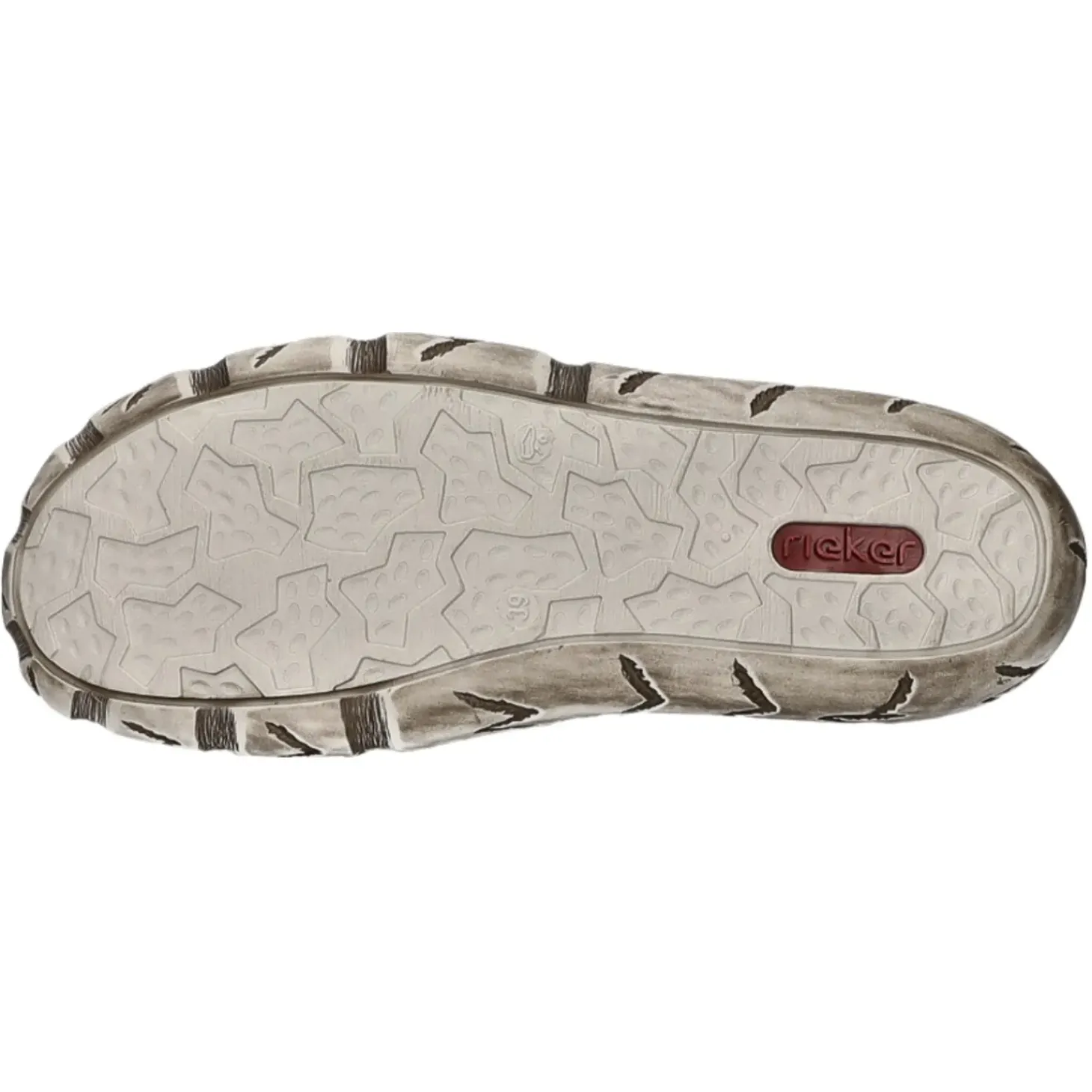 Rieker Slipper/Kletthalbschuh luftdurchlässig (durchbrochenes/geflochtenes Obermaterial)
