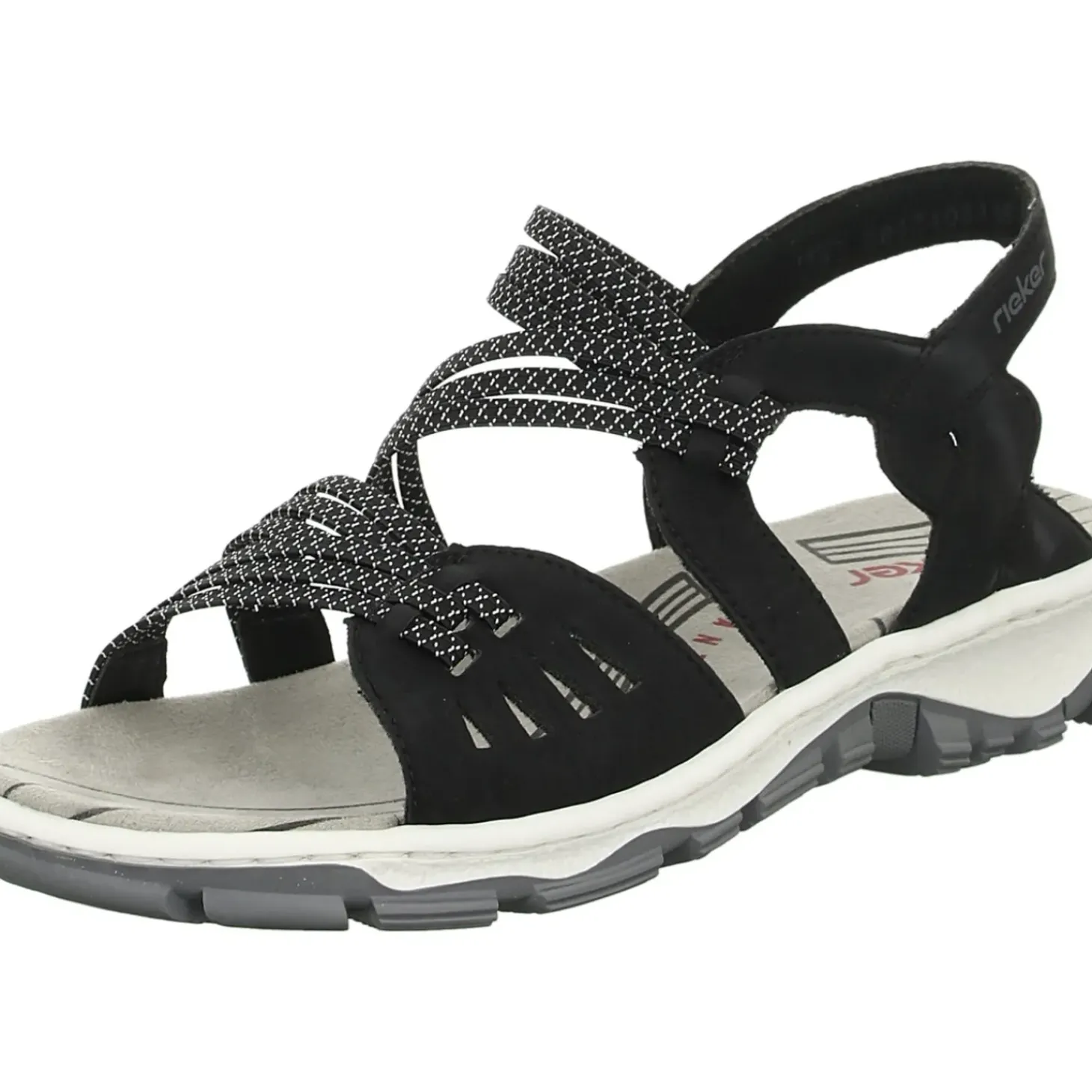 Rieker Sportliche Sandalette bis 30mm Sohlenhöhe