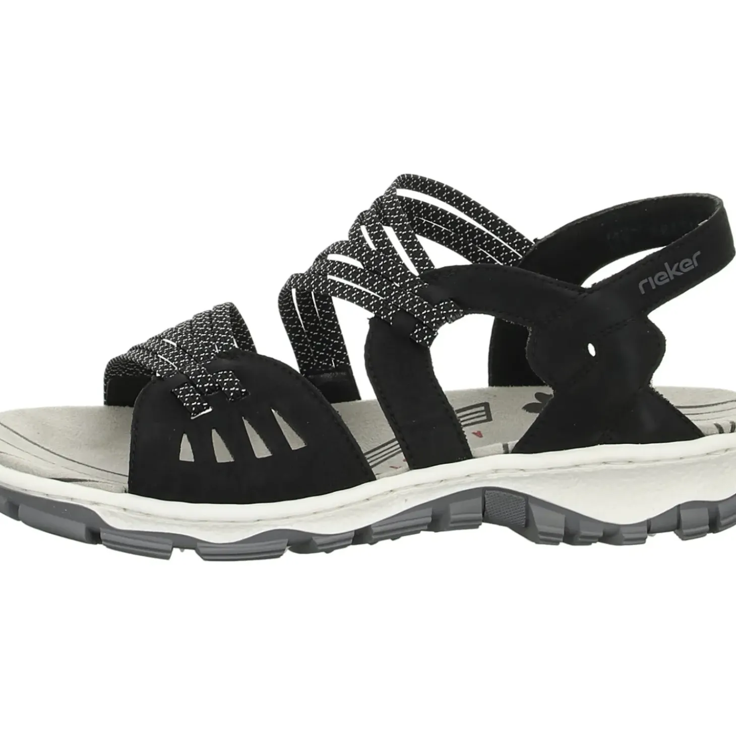 Rieker Sportliche Sandalette bis 30mm Sohlenhöhe
