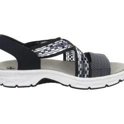 Rieker Sportliche Sandalette bis 30mm Sohlenhöhe