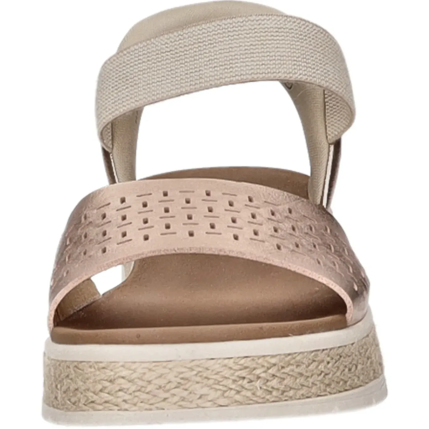 Skechers Keil Sandalette ab 30mm Sohlenhöhe Bobs Sun Ray-STEP ASIDE