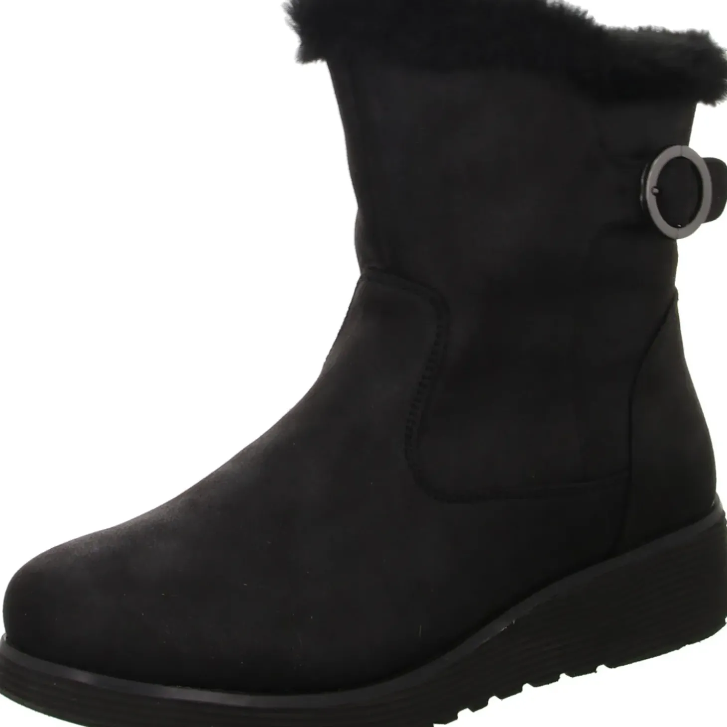 Skechers Schlupf-/Reißverschlußstiefelette Warmfutter bis 35mm Absatz (casual) Keepsakes Wedge-COMFY WINTER