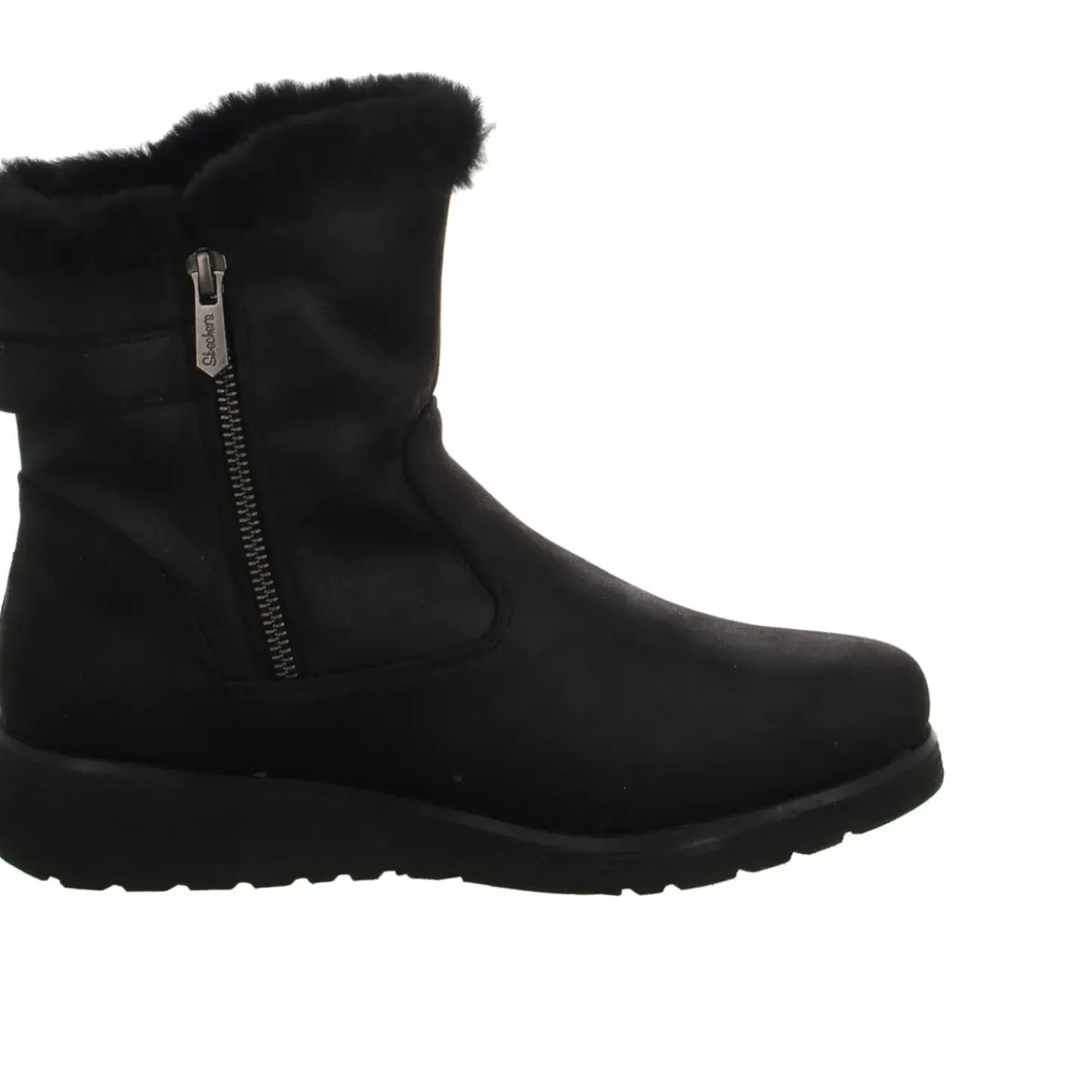 Skechers Schlupf-/Reißverschlußstiefelette Warmfutter bis 35mm Absatz (casual) Keepsakes Wedge-COMFY WINTER