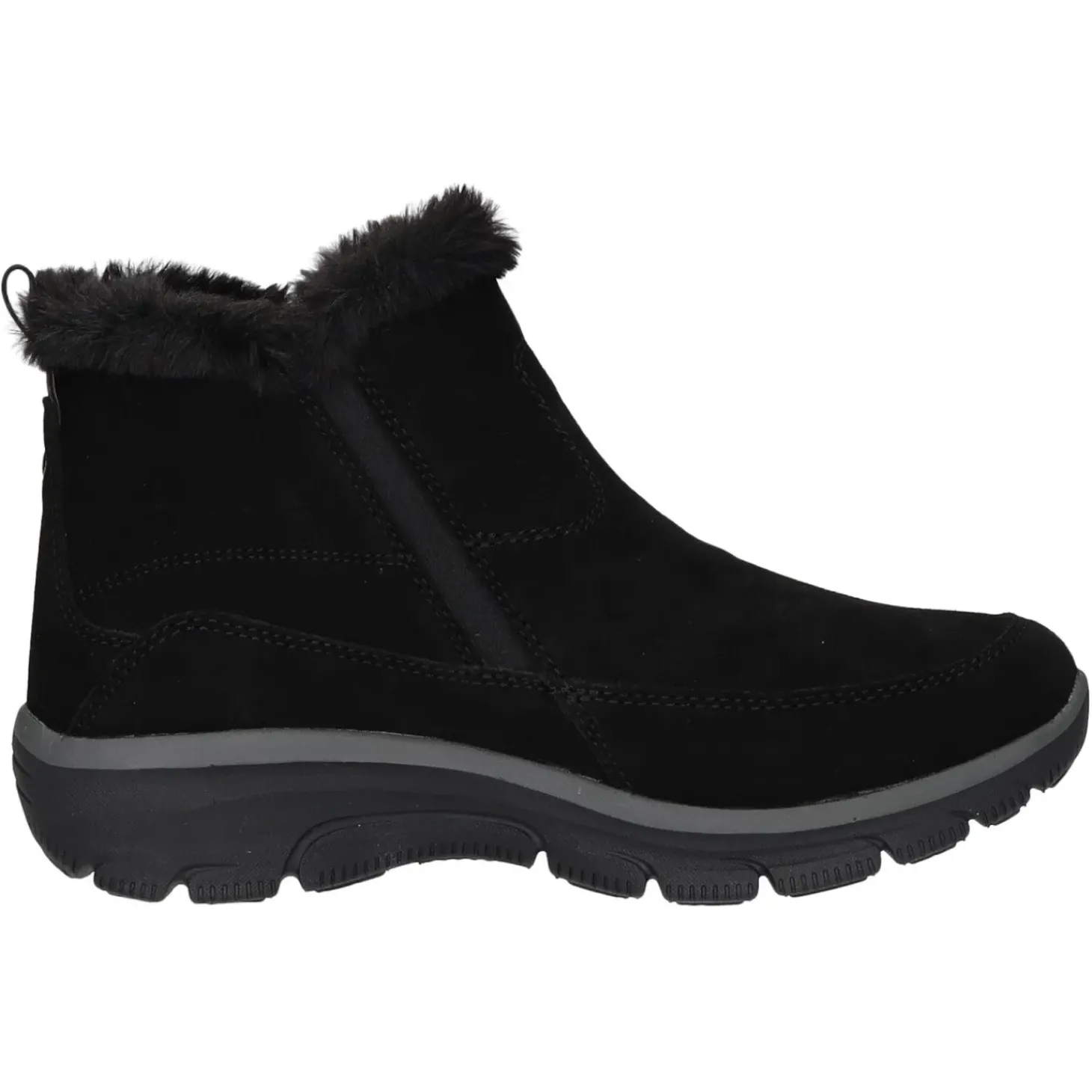 Skechers Schlupf-/Reißverschlußstiefelette Warmfutter bis 35mm Absatz (casual) Easy Going-COOL ZIP!