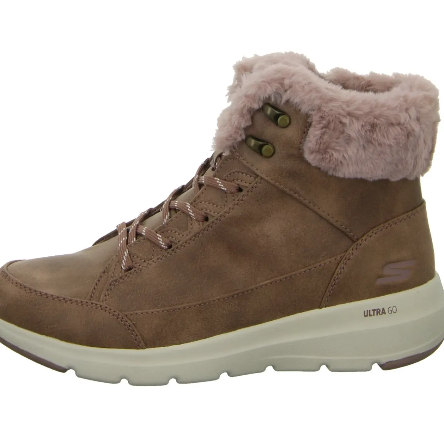 Skechers Schnürstiefelette Warmfutter bis 35mm Absatz (casual) GLACIAL ULTRA-Cozyly