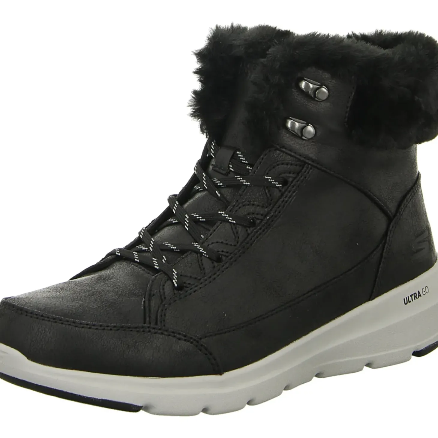 Skechers Schnürstiefelette Warmfutter bis 35mm Absatz (casual) GLACIAL ULTRA-Cozyly