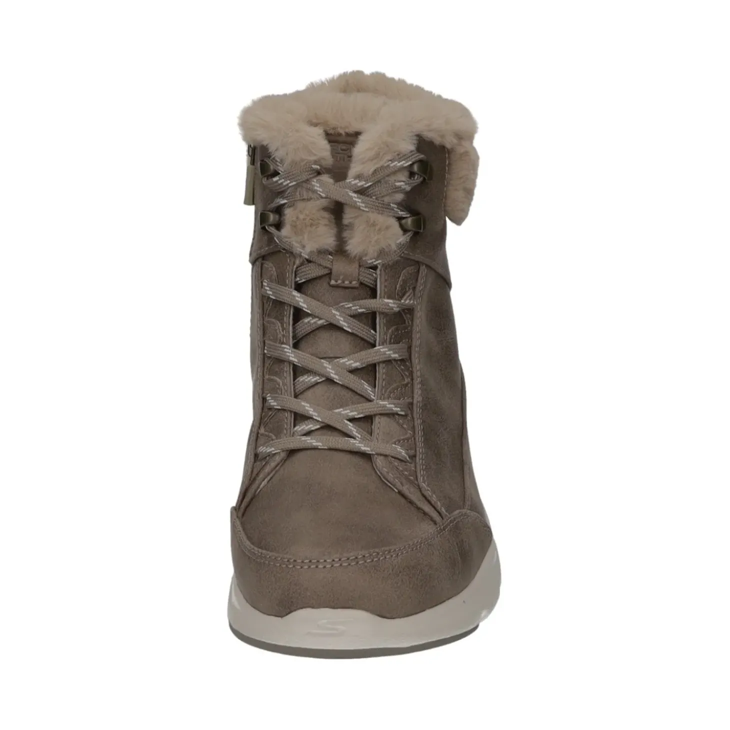 Skechers Schnürstiefelette Warmfutter bis 35mm Absatz (casual) Glacial Ultra-Cozyly