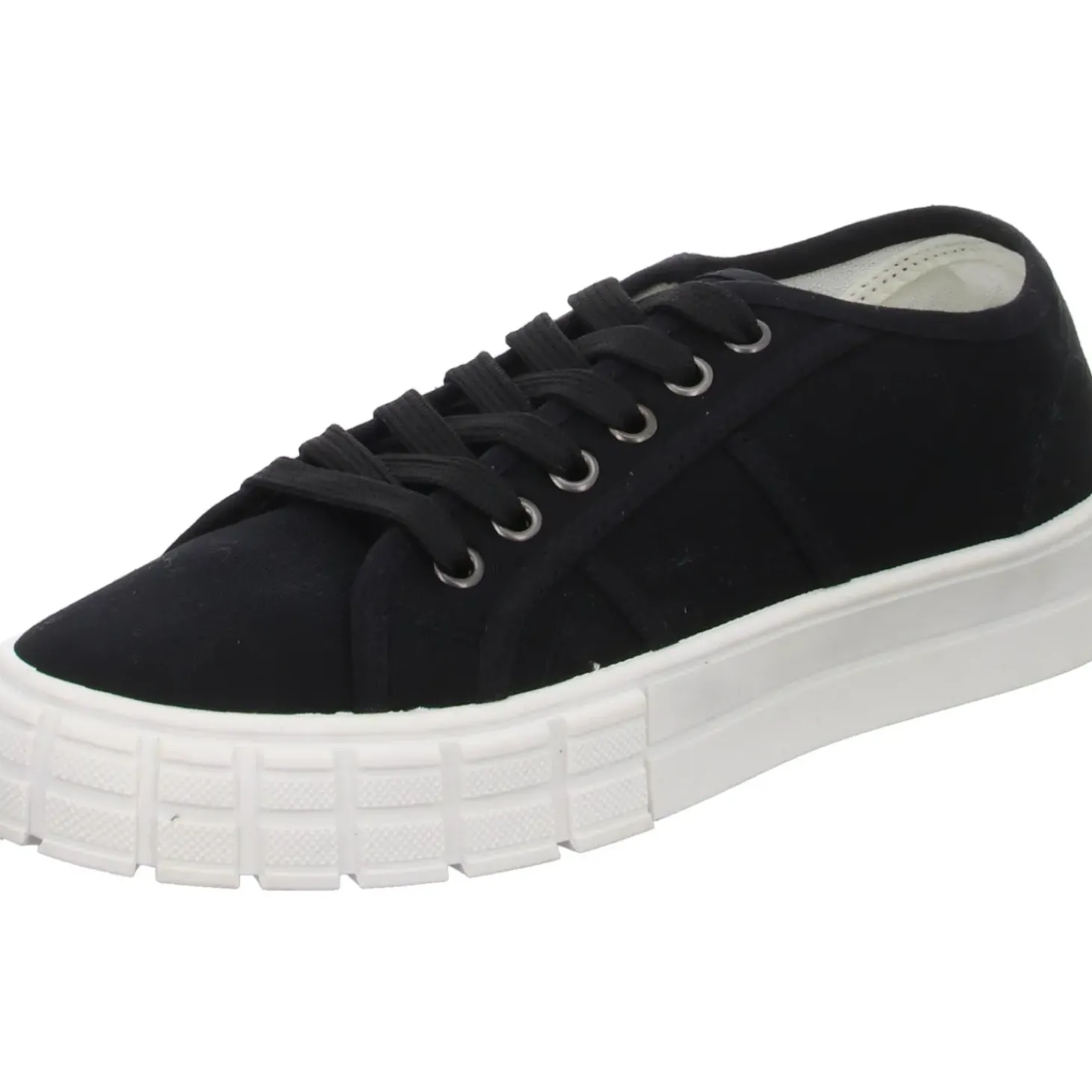 Sneakers Leinen Schnürhalbschuh