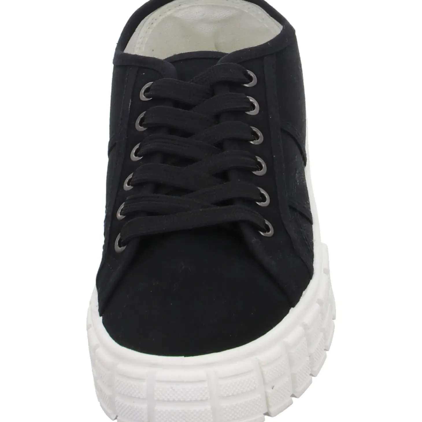Sneakers Leinen Schnürhalbschuh