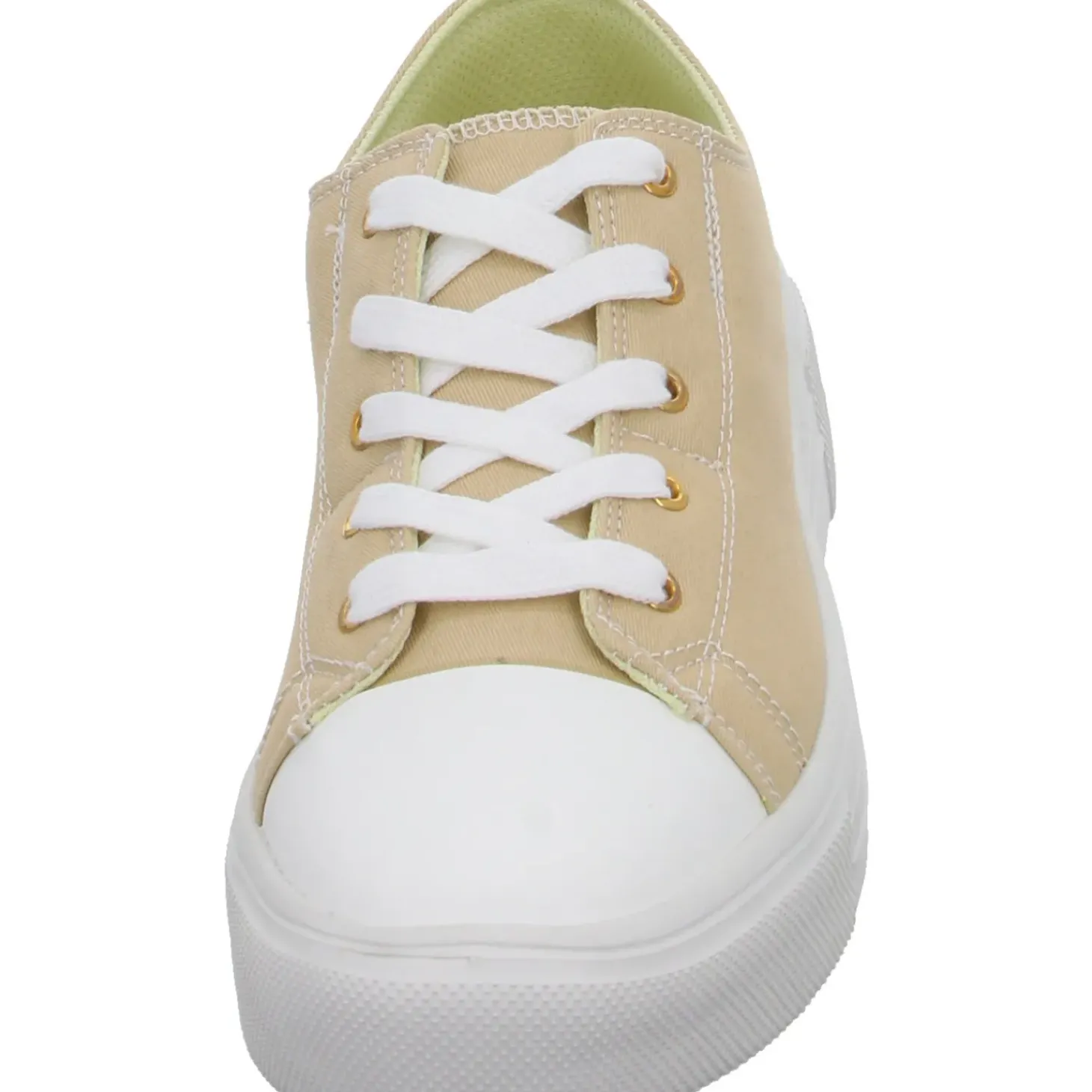 Sneakers Leinen Schnürhalbschuh