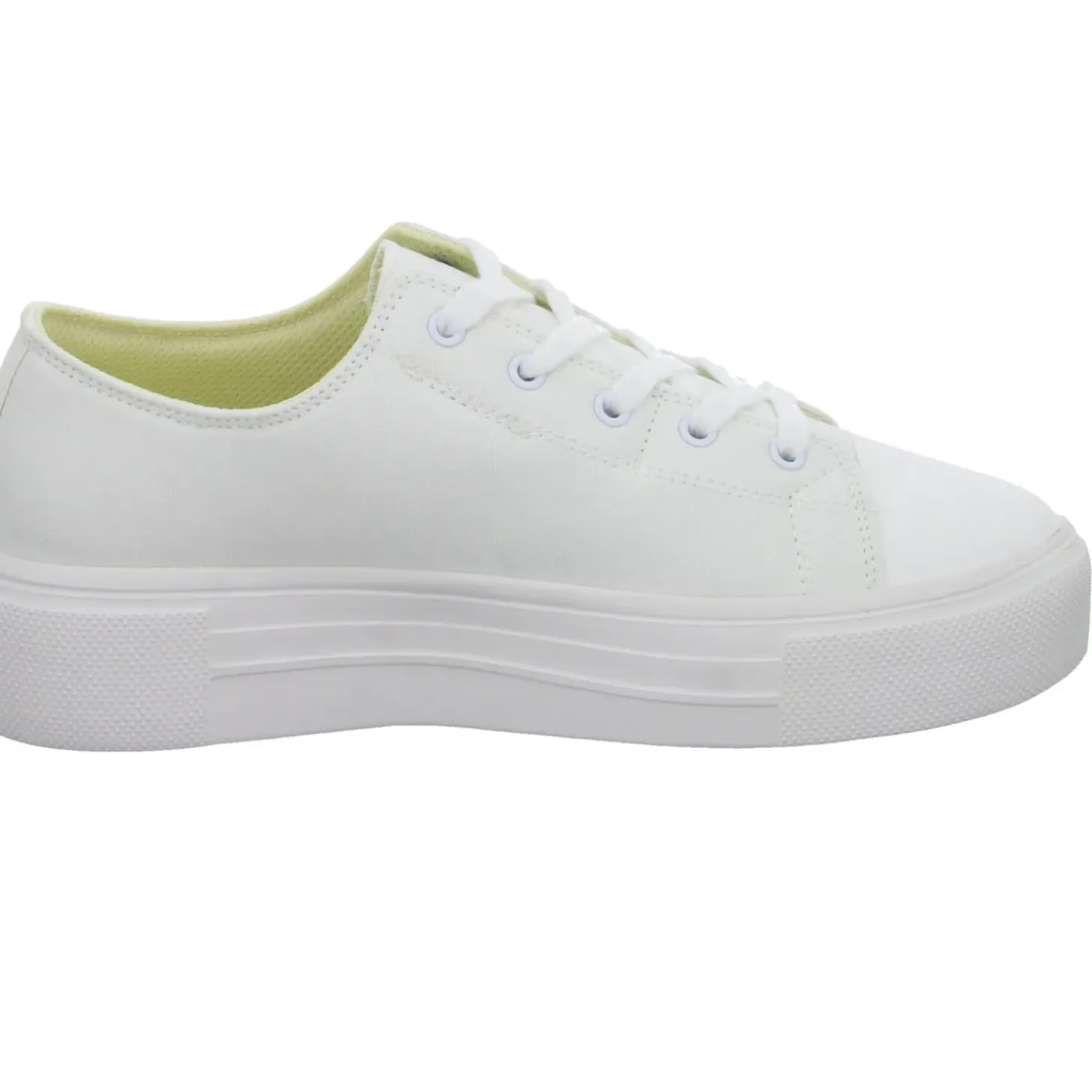 Sneakers Leinen Schnürhalbschuh