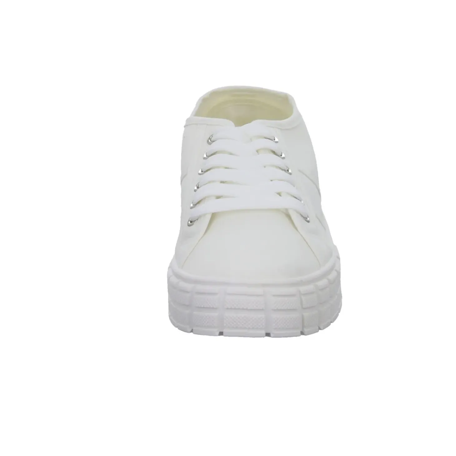 Sneakers Leinen Schnürhalbschuh
